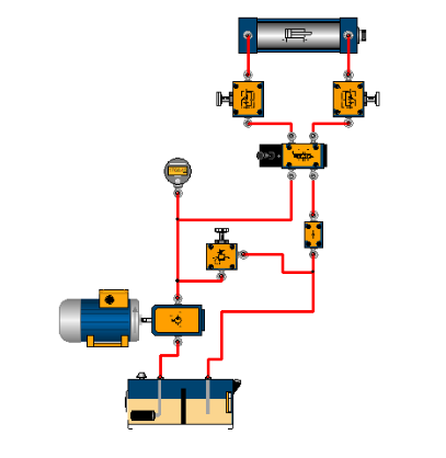 MGR Hydraulic Training - Stage 1 diagram
